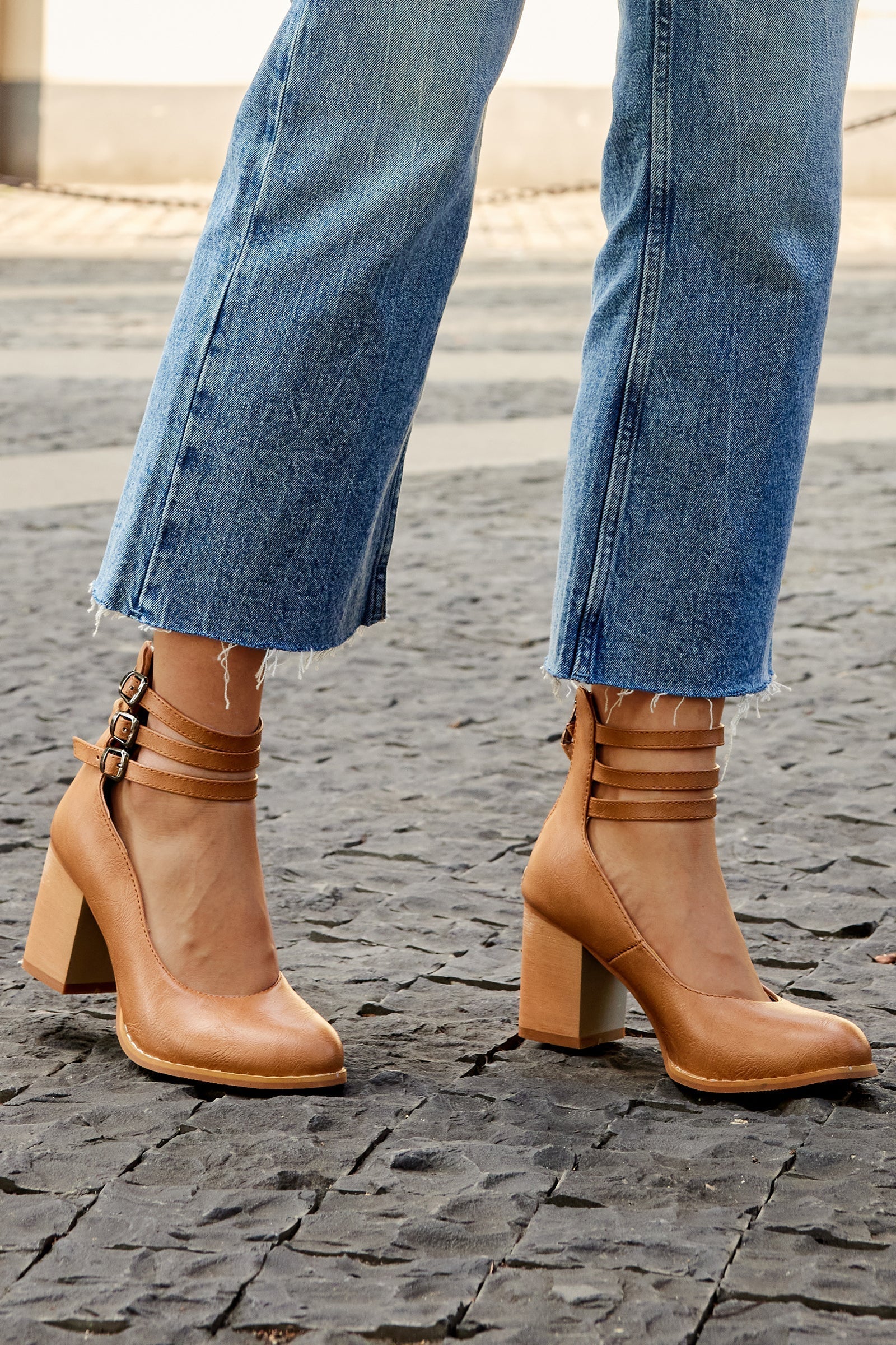 Jasmine | Stylish Comfortable Block Heel Pumps