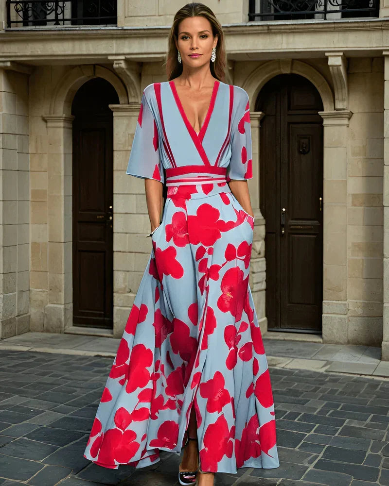 Bonnie | Elegant Summer Floral Dress