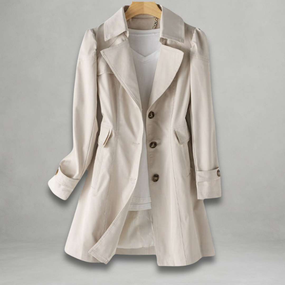 Daniela | Stylish Classic Button Trench Coat