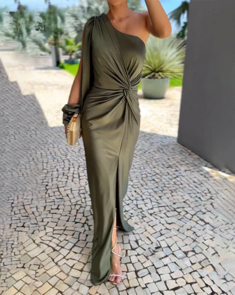 Bianca | Stylish Elegant One-Shoulder Dress