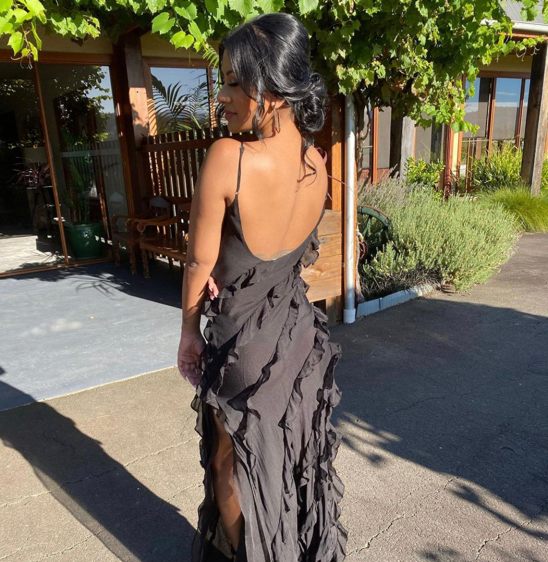 Caitlin | Elegant Ruffle Summer Dress