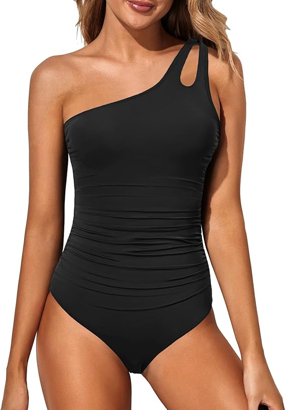 Faith | One-Shoulder Leopard Swimsuit