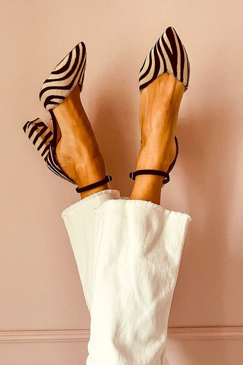 Annie | Chic Pointed Ankle Strap Heels