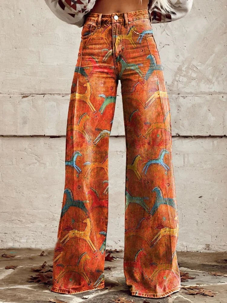 Sierra | Casual High-Waist Wide-Leg Jeans