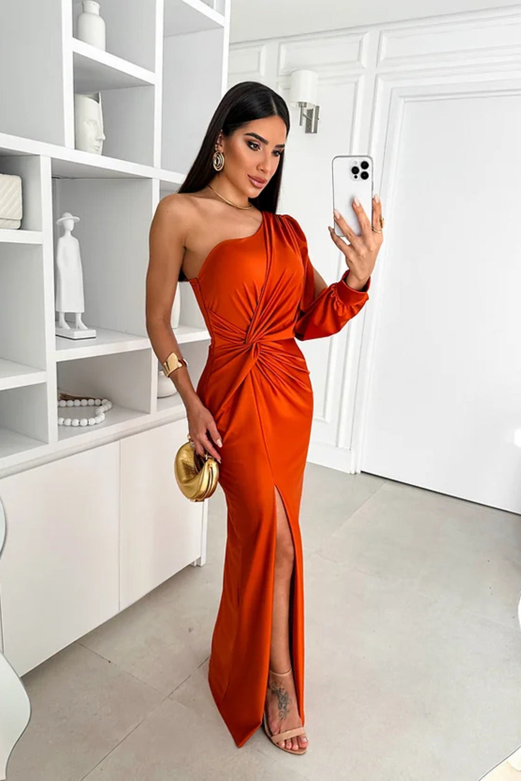 Bethany | Elegant Stylish One-Shoulder Dress