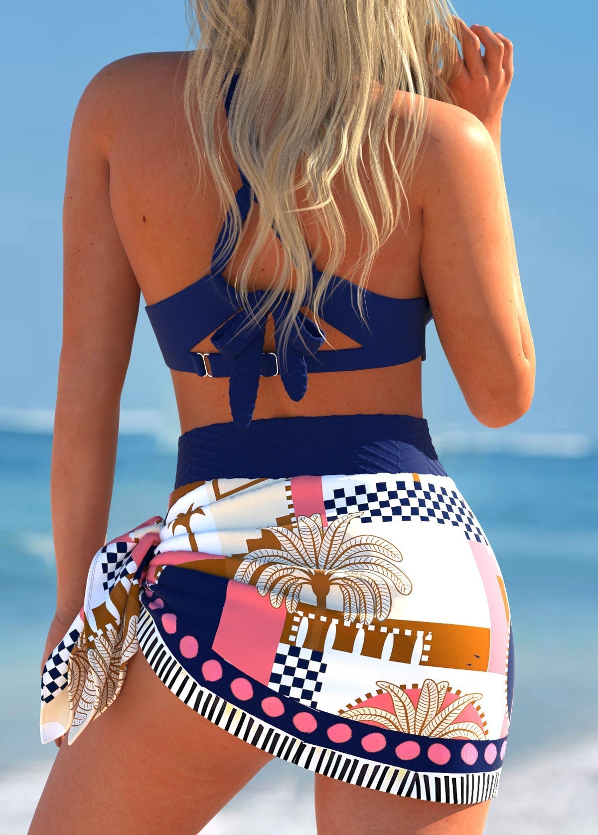 Patricia | Elegant Two-Piece Sarong Set