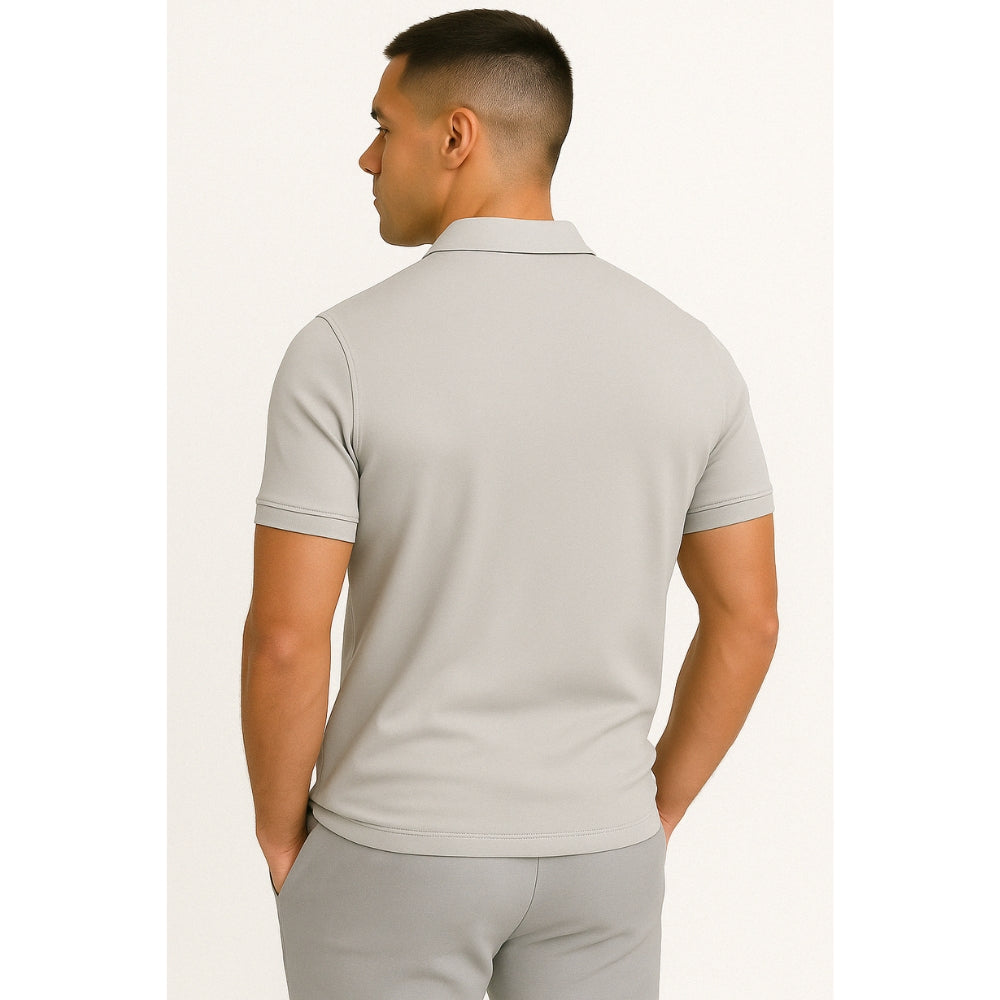 Logan | Modern Zip Polo Shirt Men