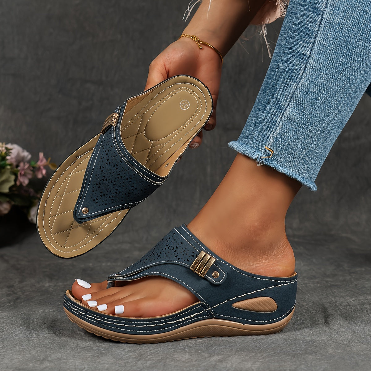 Lauren | Summer Slip-On Sandals