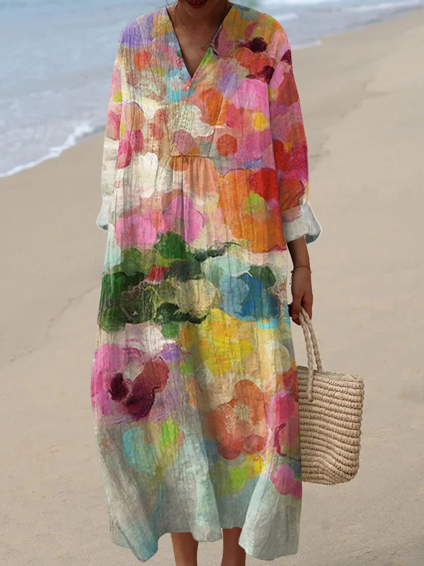 Angelica | Watercolor Garden Breeze Dress