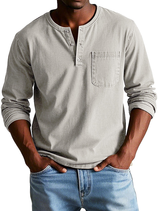 Martin | Vibe Casual Henley Shirt