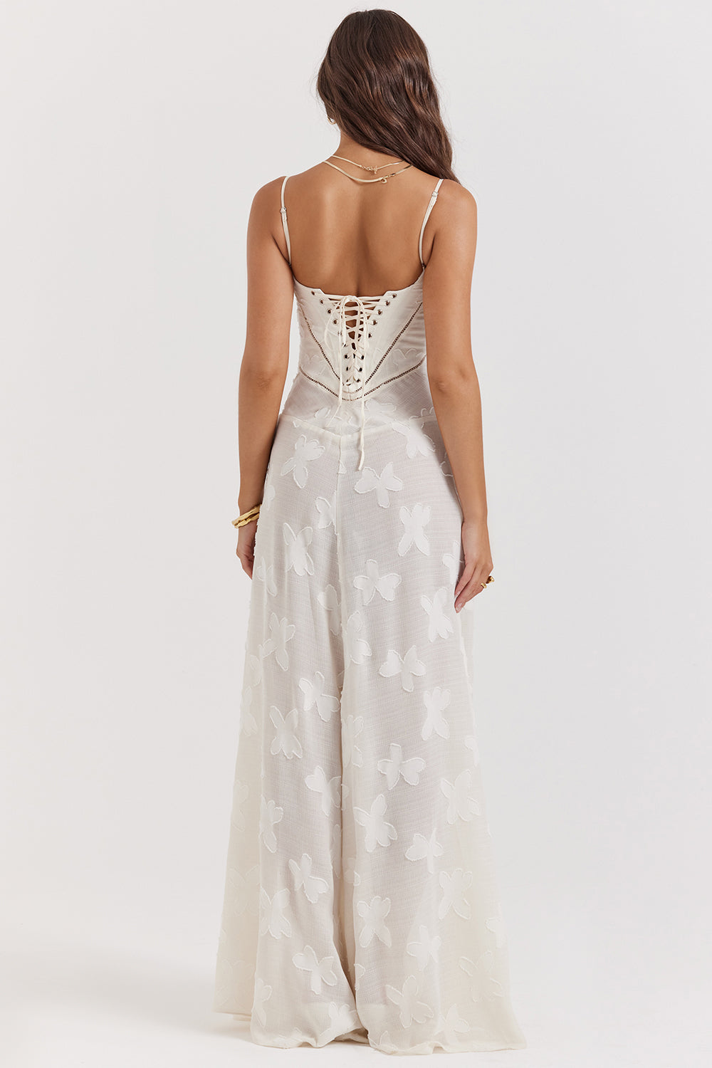 Lucy | Floral Lace Maxi Dress