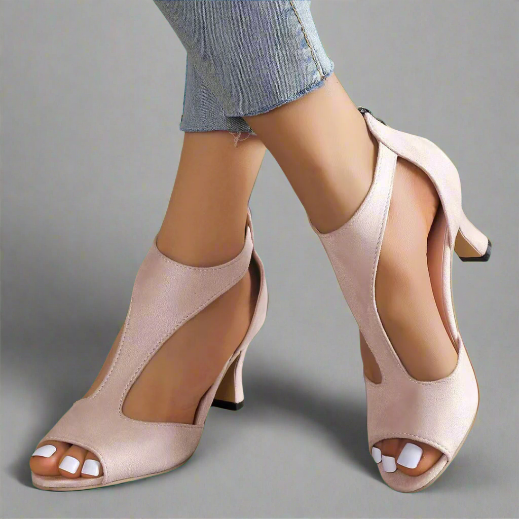 Jane | Stylish Cut-Out Heels