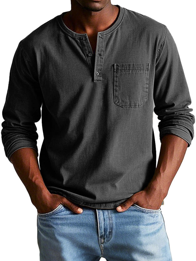 Martin | Vibe Casual Henley Shirt