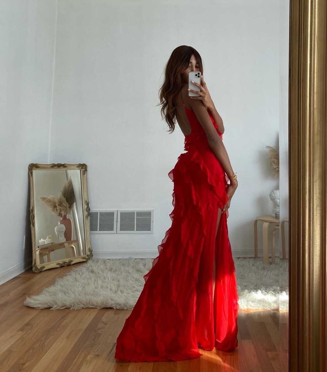 Caitlin | Elegant Ruffle Summer Dress