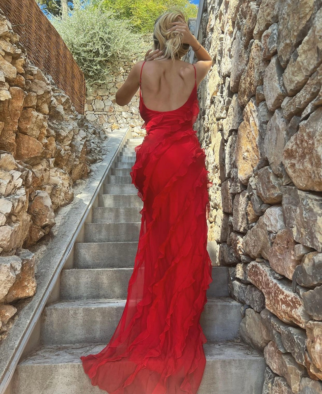 Caitlin | Elegant Ruffle Summer Dress