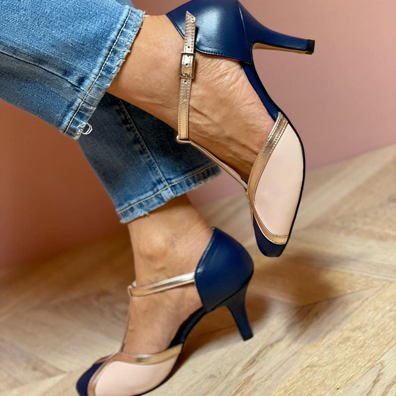 Amelia | T-Strap High Heels