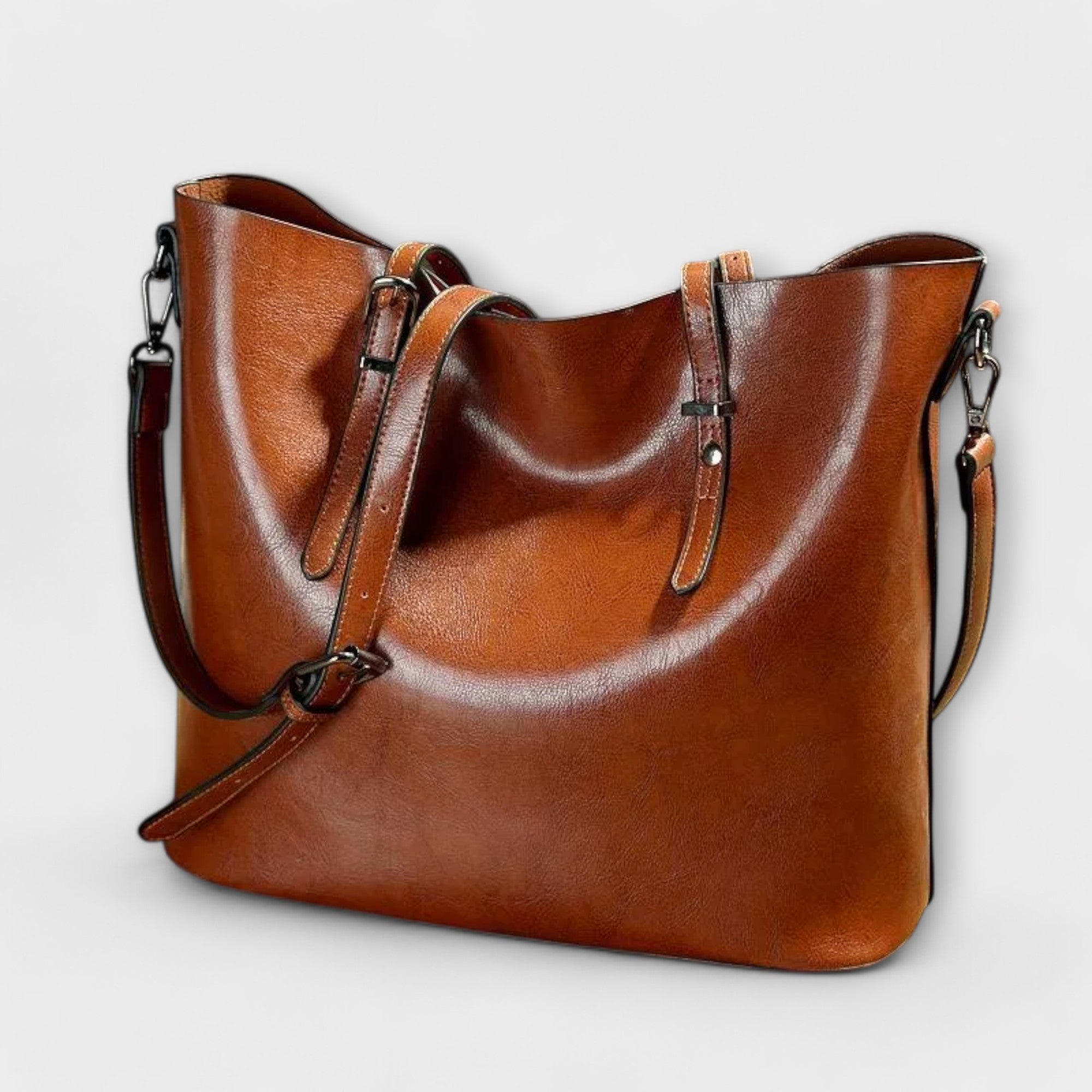 Charlotte | Elegant Leather Tote Bag