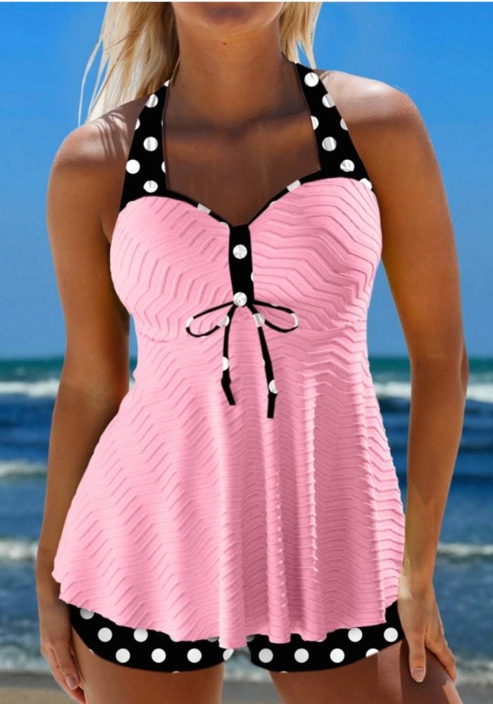 Violet | Polka Dot Swimwear Set