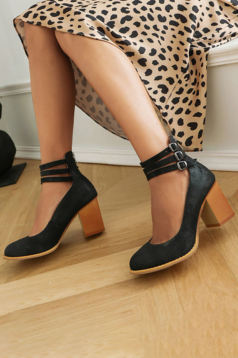 Jasmine | Stylish Comfortable Block Heel Pumps