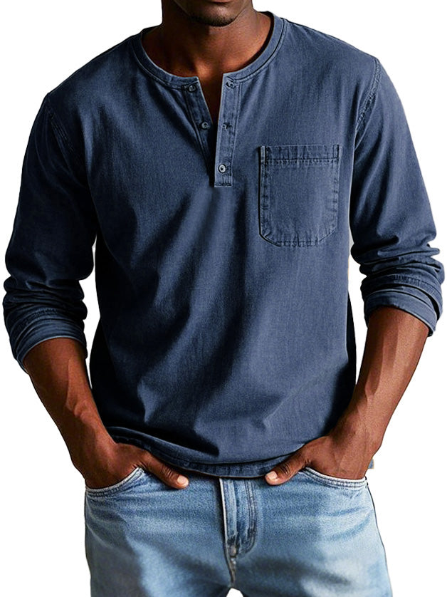 Martin | Vibe Casual Henley Shirt