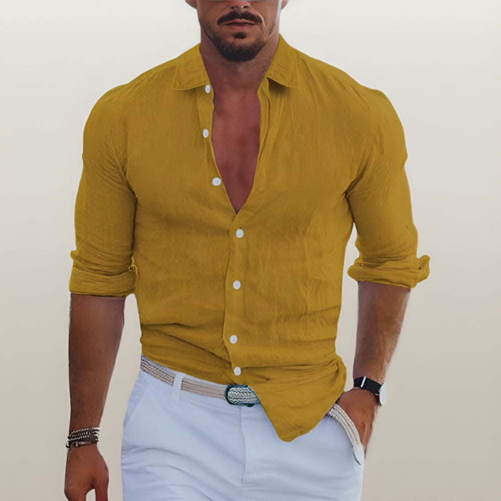 Jeffrey | Stylish Breathable Long Sleeve Shirt