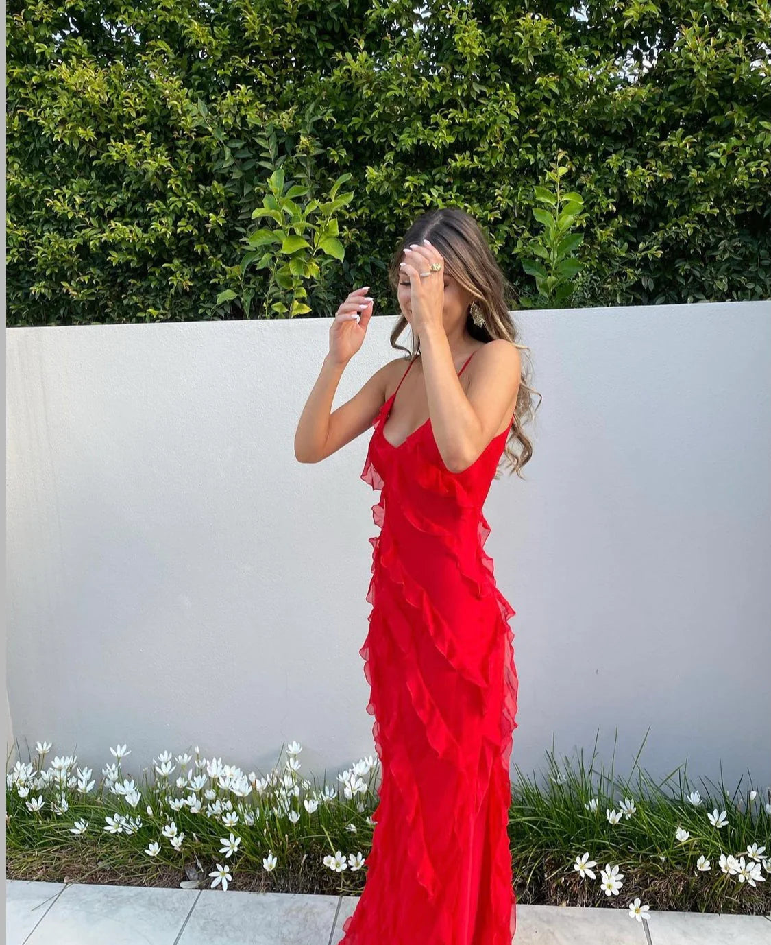 Caitlin | Elegant Ruffle Summer Dress