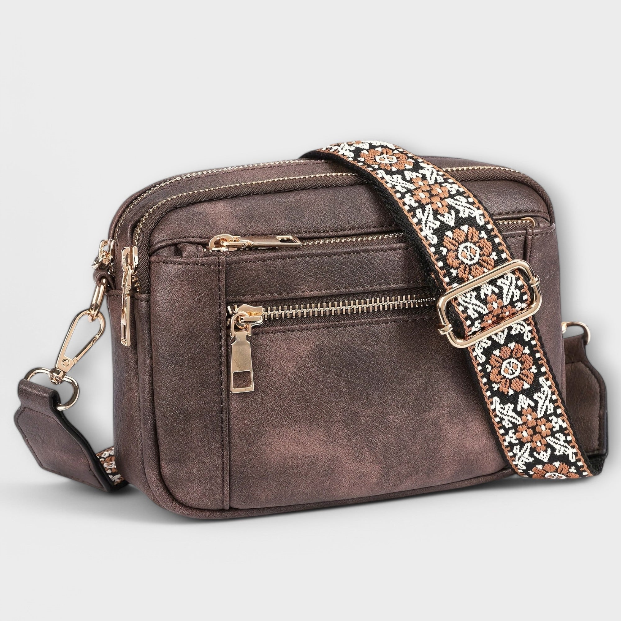 Dakota | Trendy Floral Strap Crossbody Bag