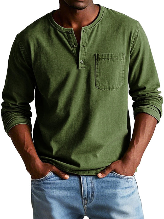 Martin | Vibe Casual Henley Shirt