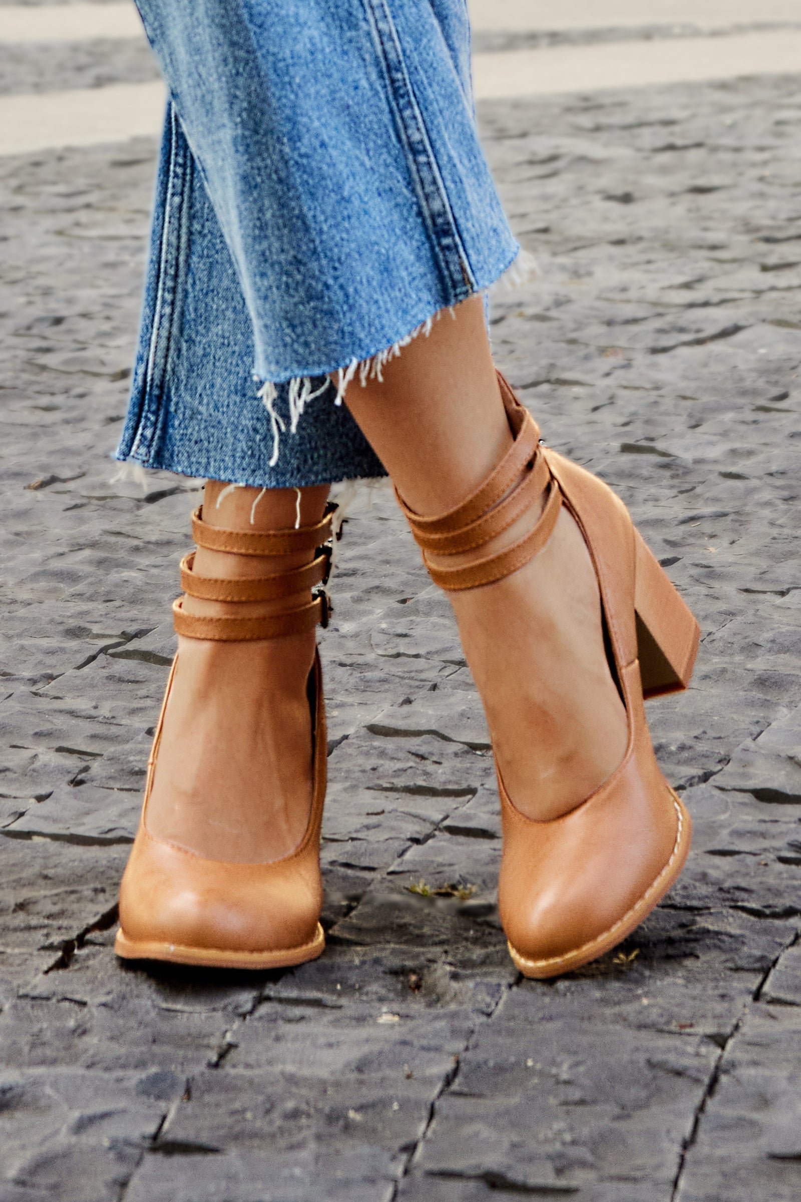 Jasmine | Stylish Comfortable Block Heel Pumps