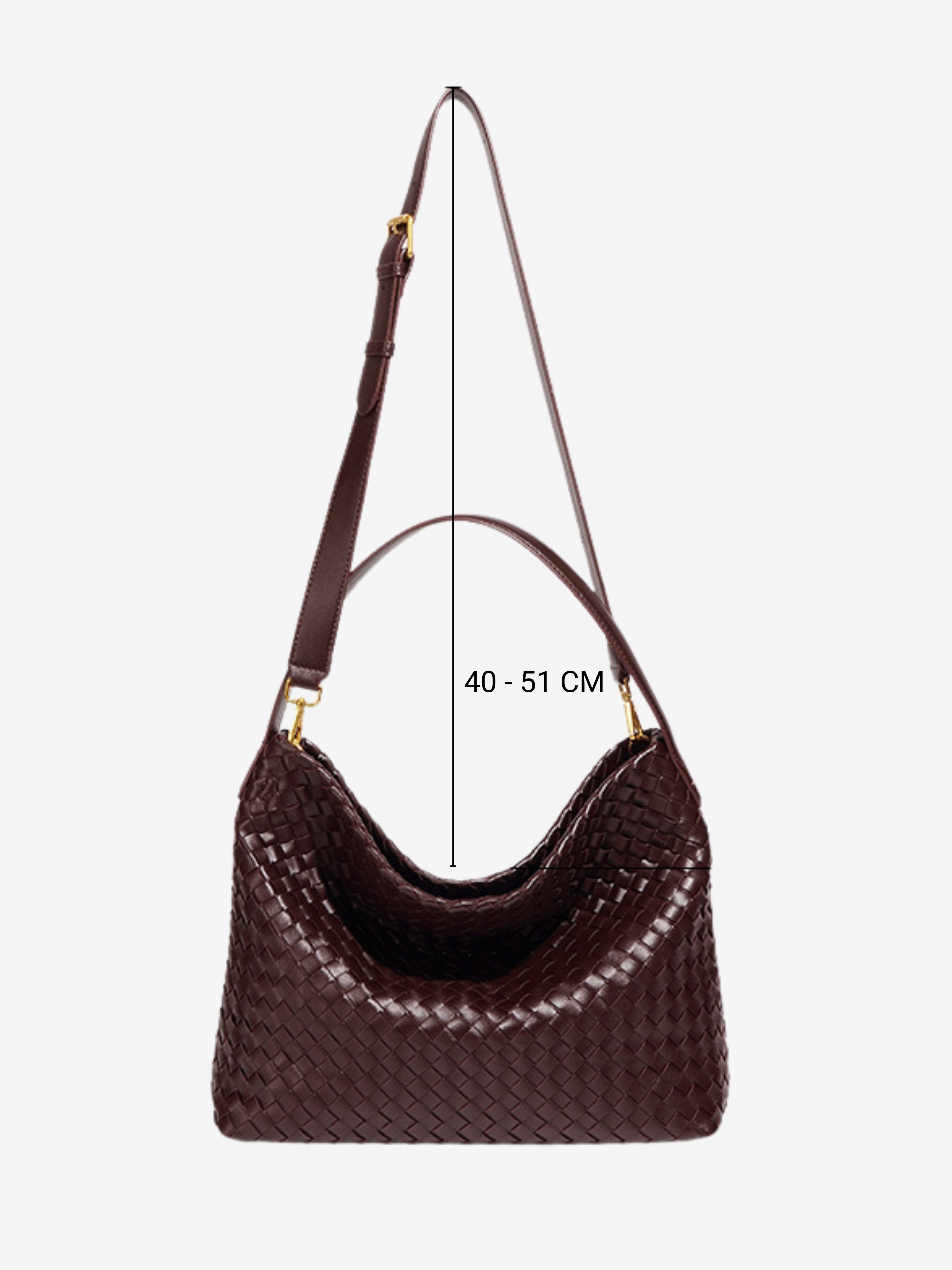 Dakota | Elegant Woven Leather Tote Bag
