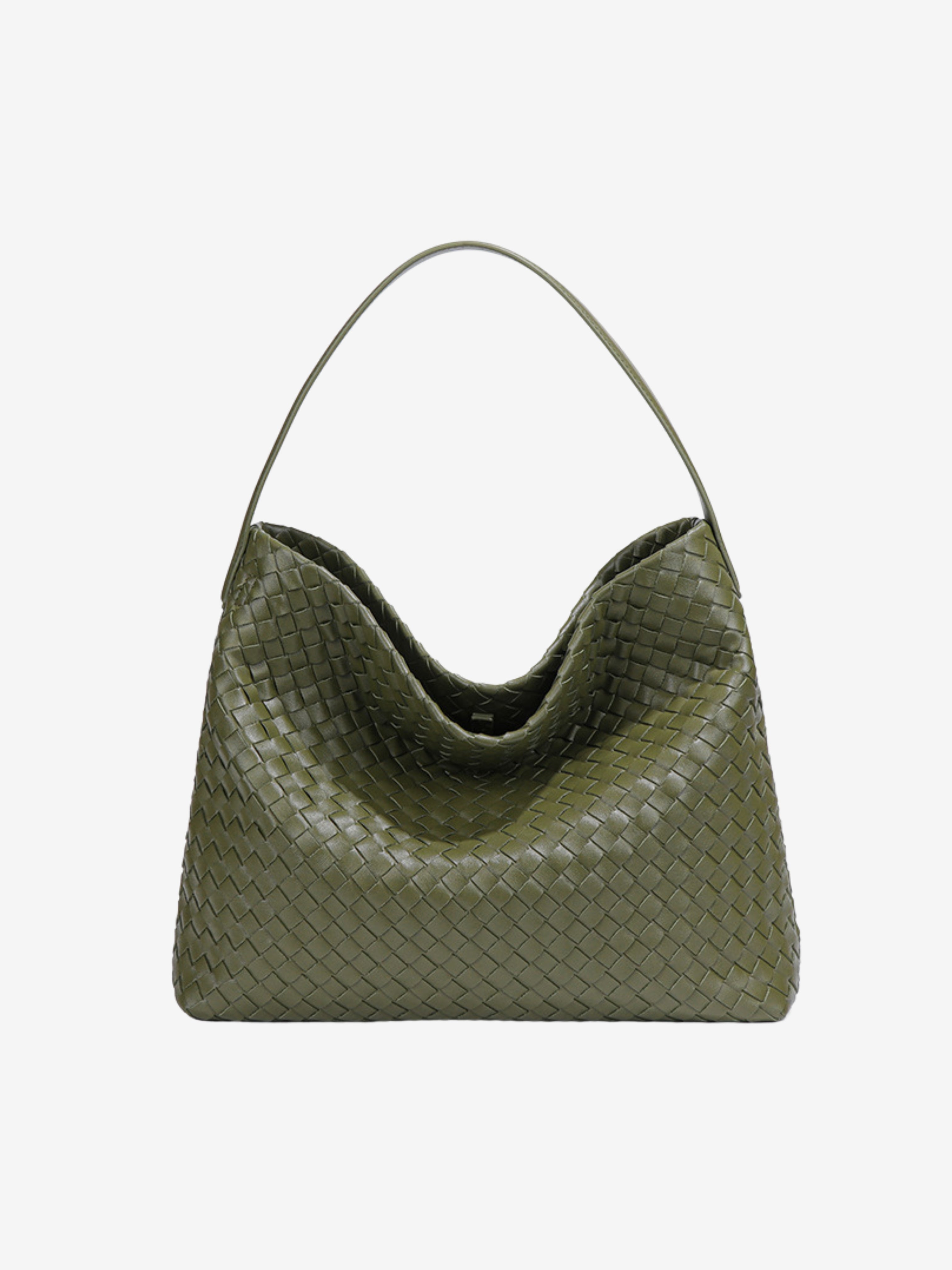 Dakota | Elegant Woven Leather Tote Bag