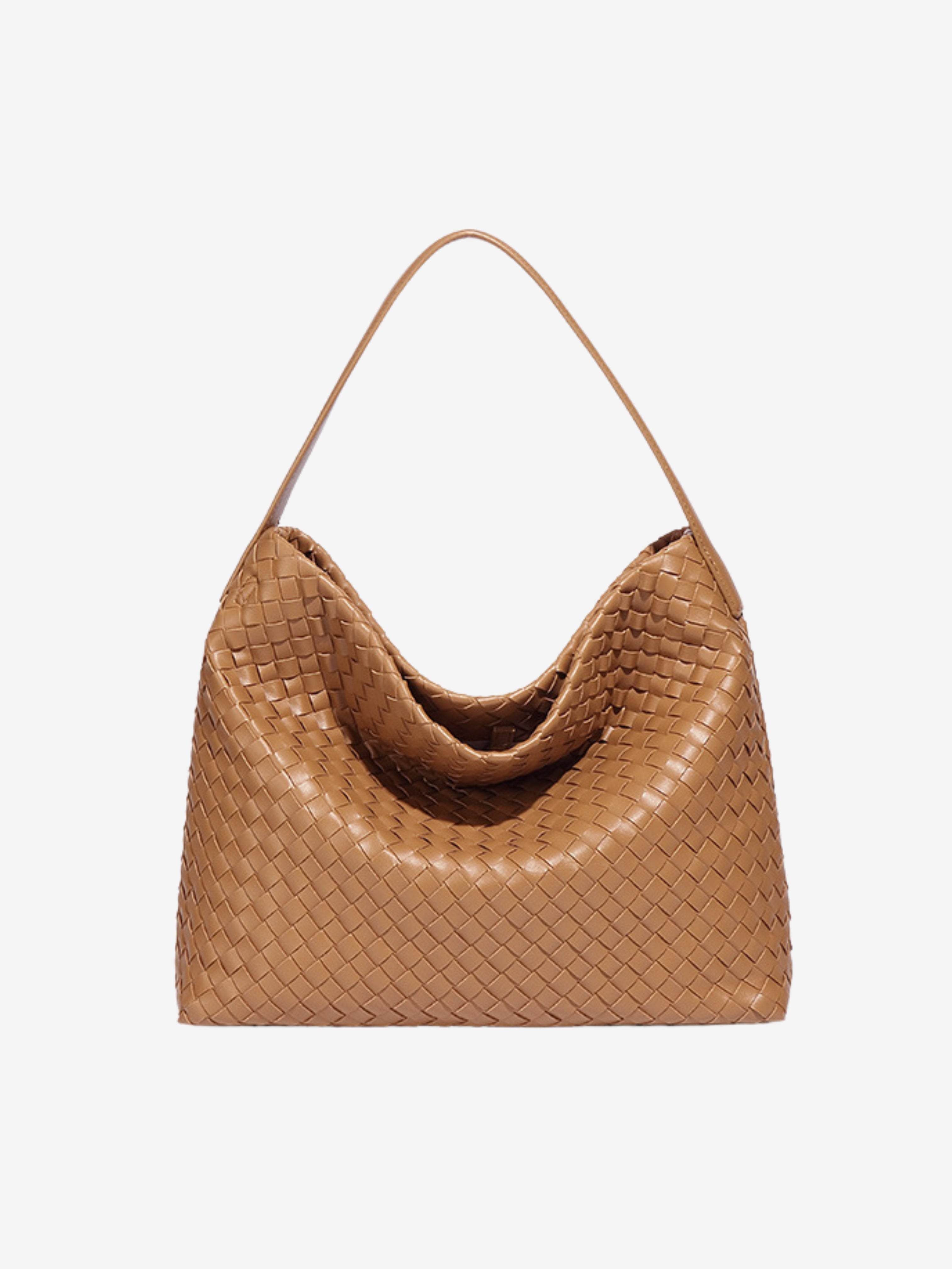 Dakota | Elegant Woven Leather Tote Bag
