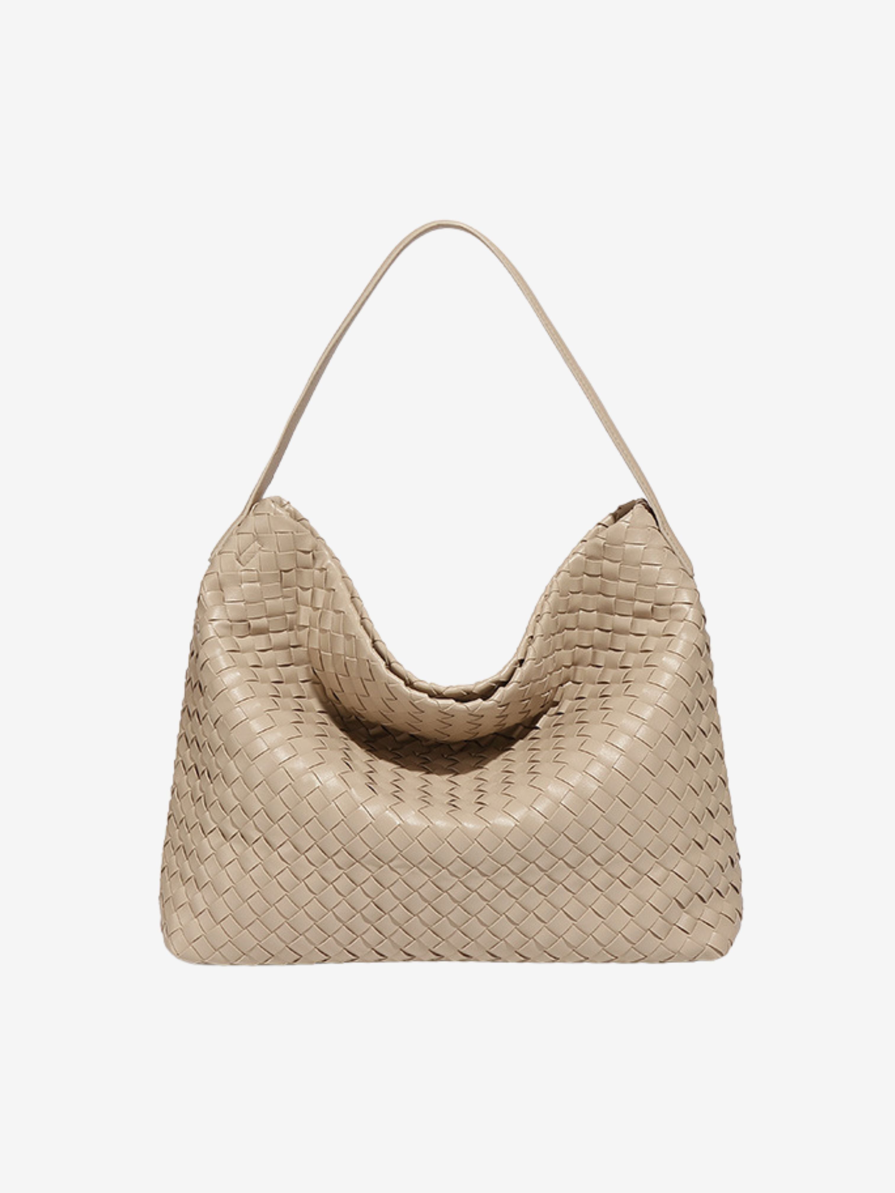 Dakota | Elegant Woven Leather Tote Bag