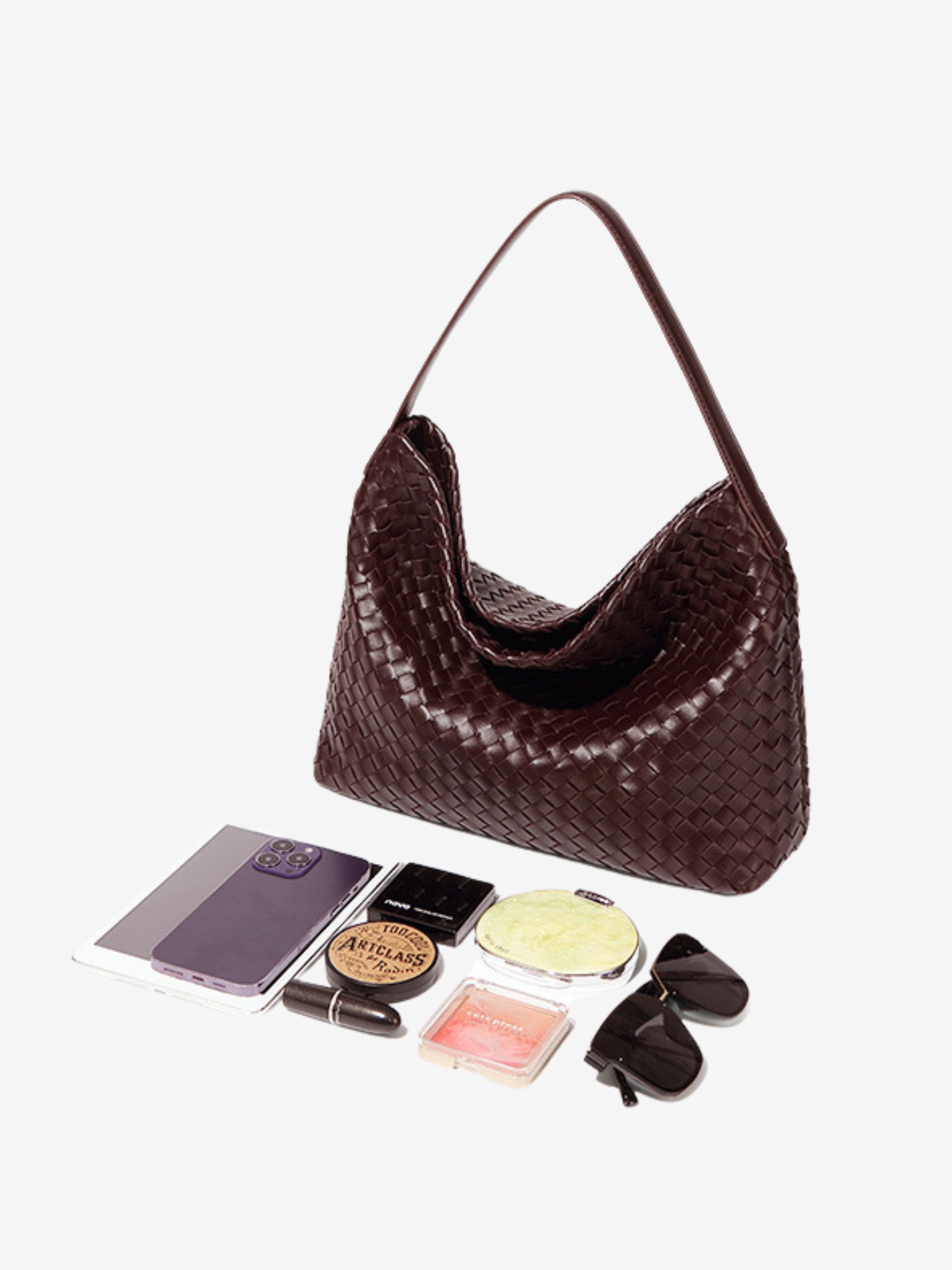 Dakota | Elegant Woven Leather Tote Bag