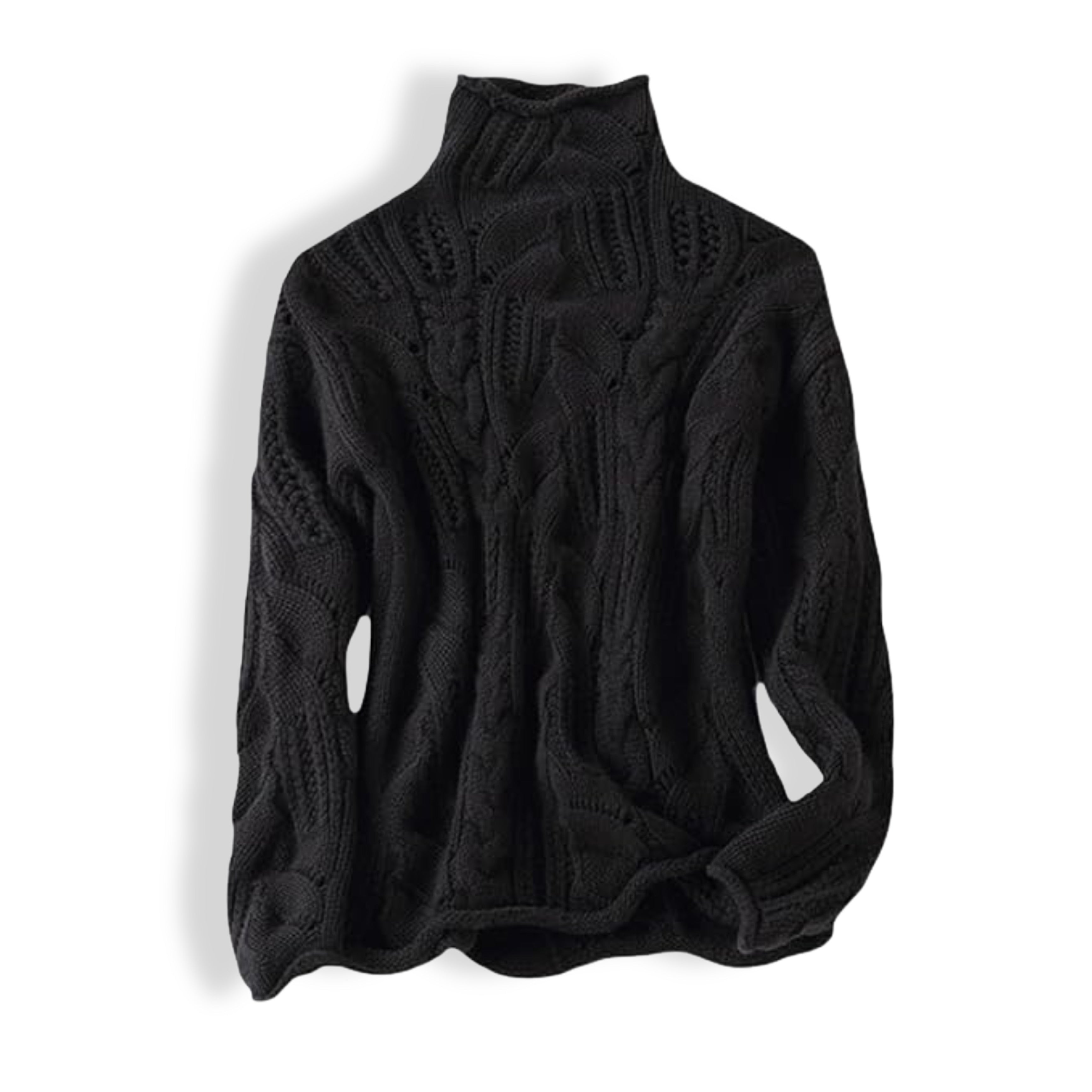 Helena™ | Cozy Turtleneck Sweater in Soft Blue