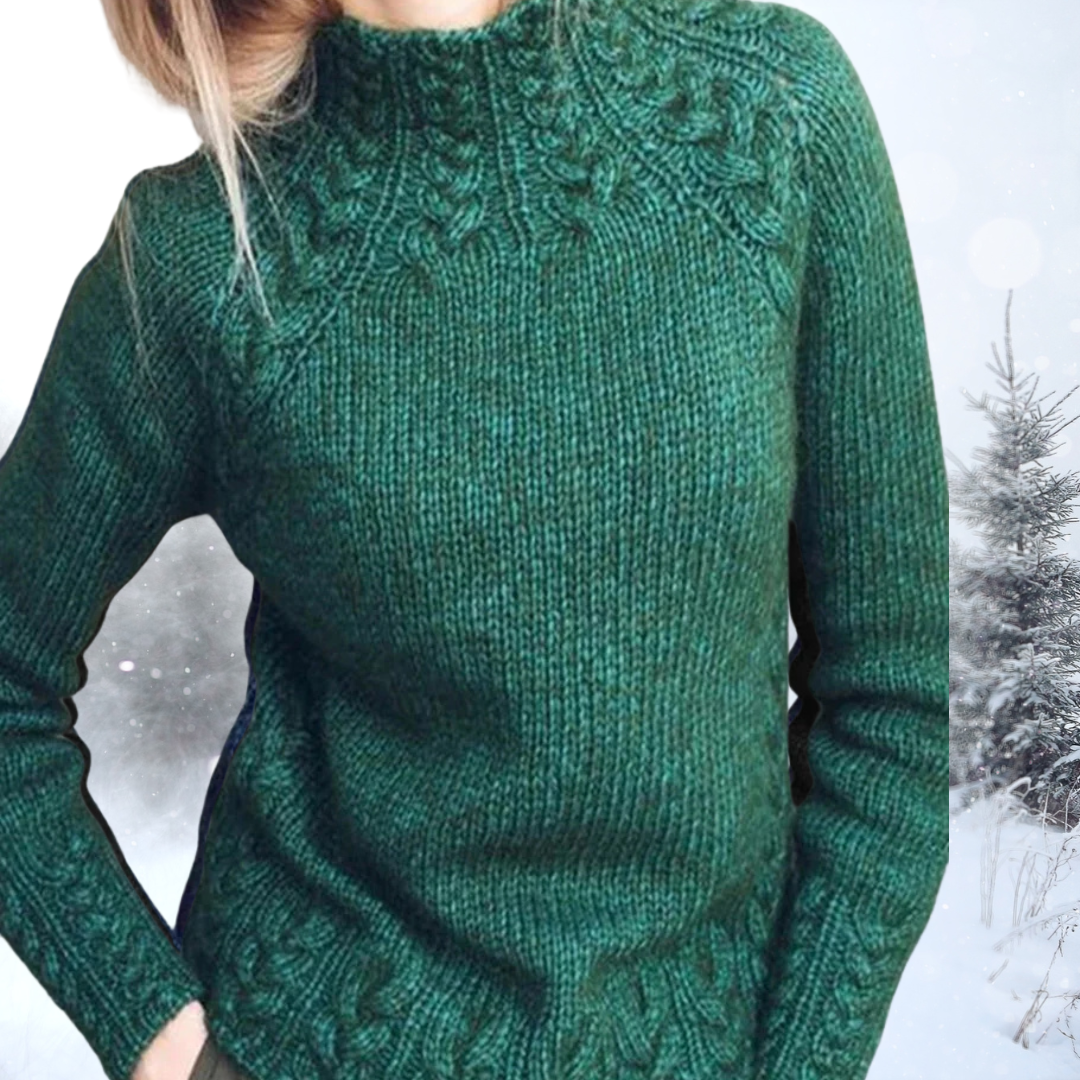 Freja™ | Cozy Cable Knit Sweater