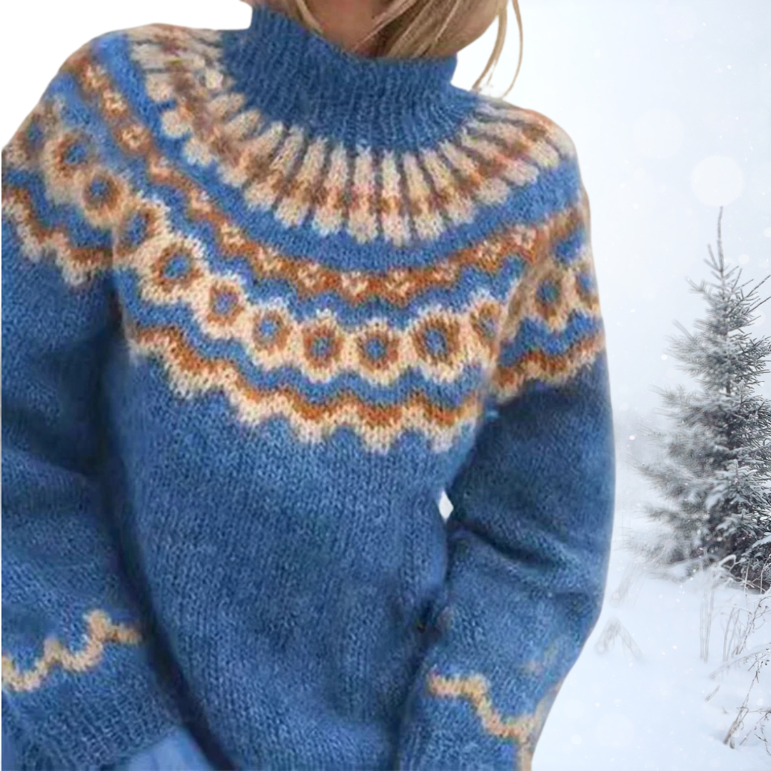 Laura™ | Stylish Nordic Winter Sweater