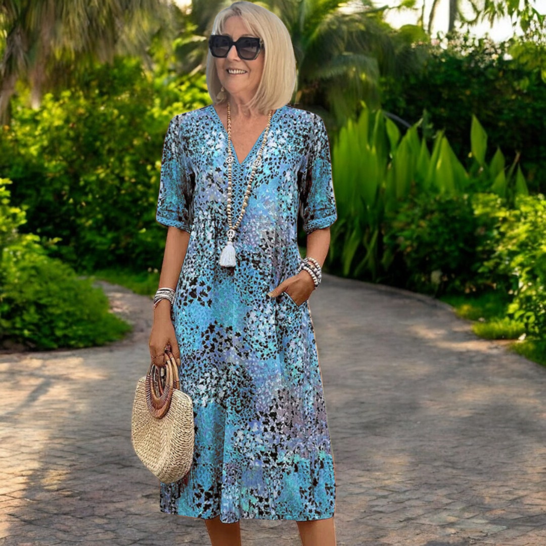 Audrey | Stylish Printed Summer Dress