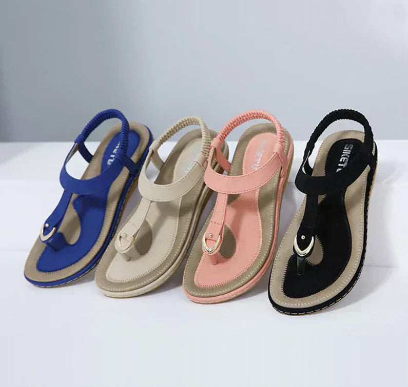 Julia | Comfortable Summer T-Strap Sandals