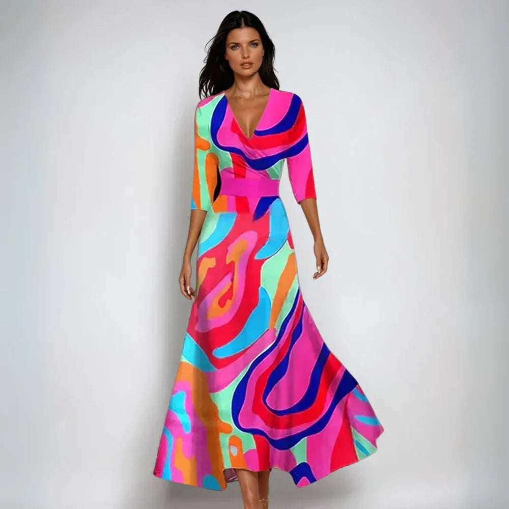 Bonnie | Elegant Summer Floral Dress