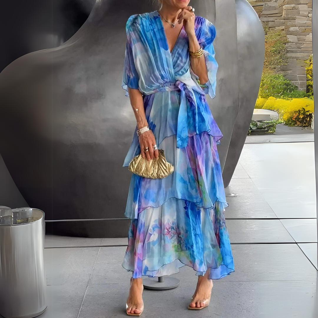 Angelica | Elegant Summer Layered Dress