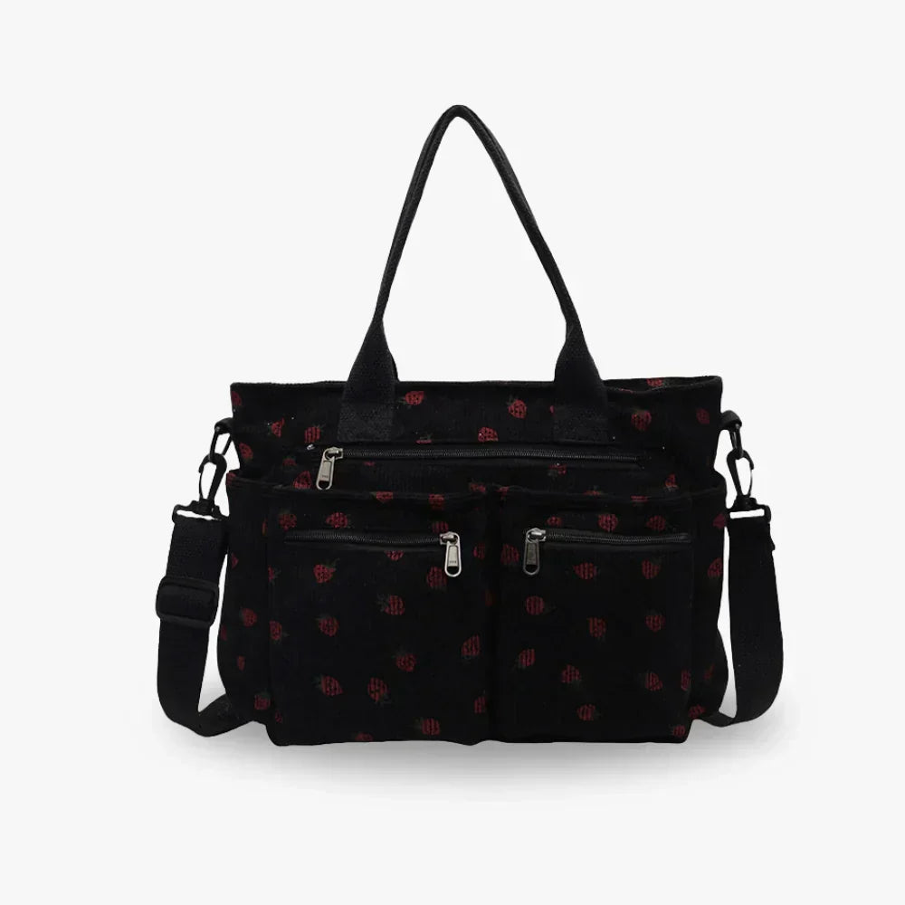 Emma | Chic Strawberry Print Bag