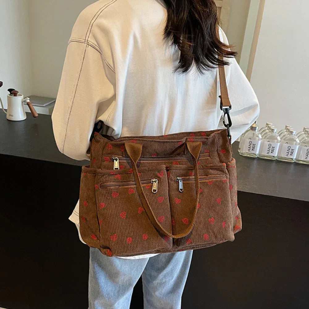 Emma | Chic Strawberry Print Bag