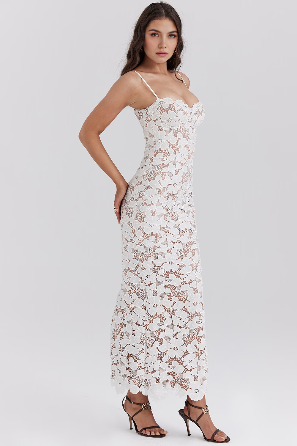 Hannah | Elegant Floral Lace Dress