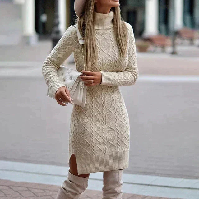 Amelia | Cozy Turtleneck Knit Dress