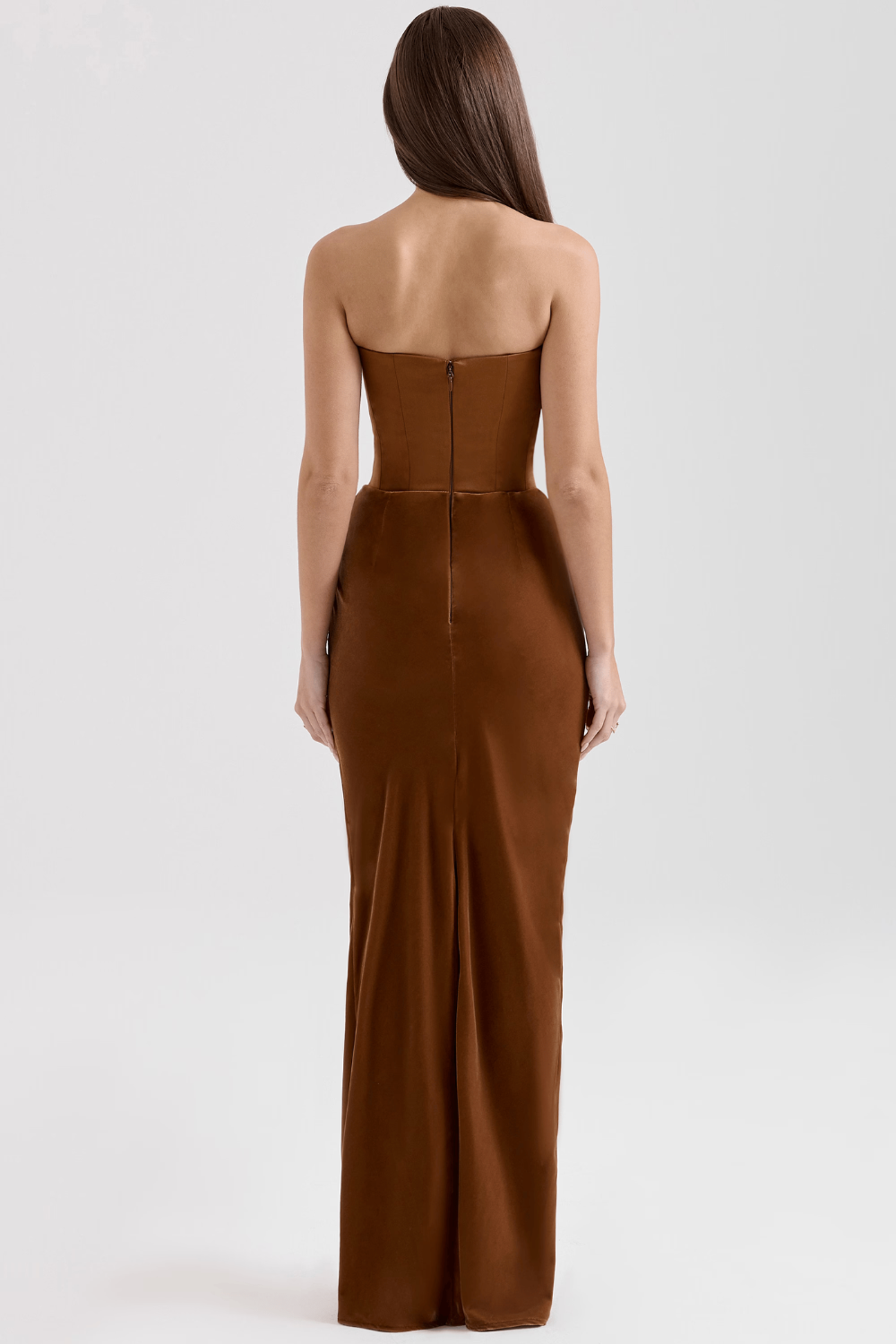 Angela | Elegant Stylish Strapless Maxi Dress
