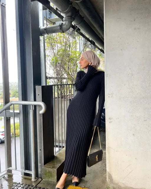 Linda | Ribbed Maxi Dress