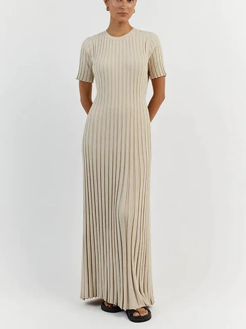Linda | Ribbed Maxi Dress