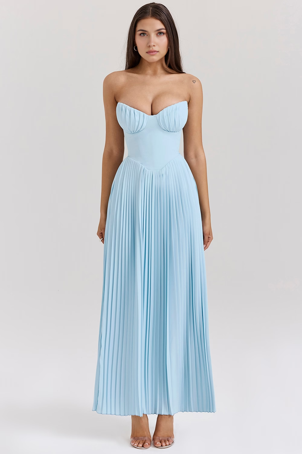 Bonnie | Elegant Strapless Maxi Dress