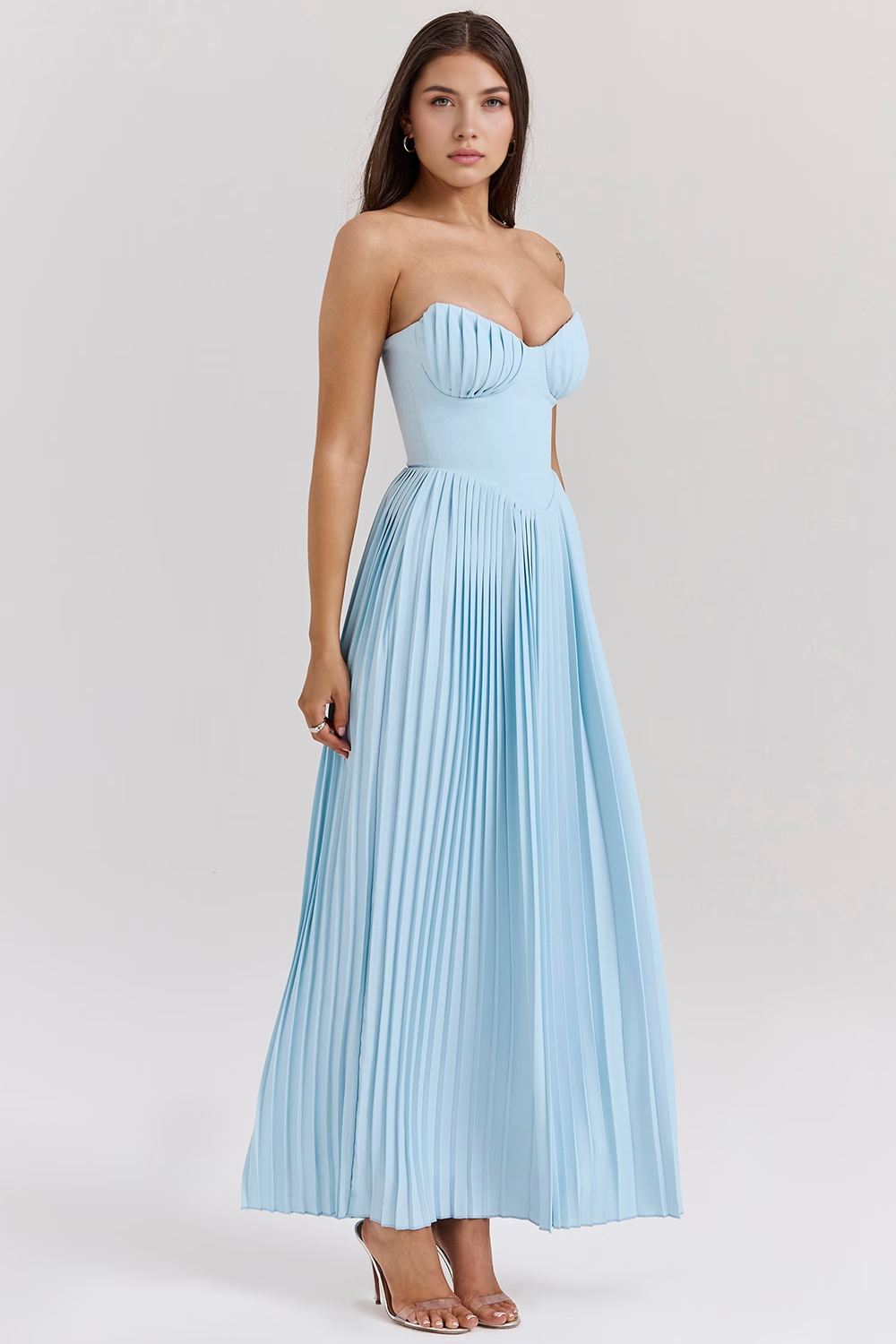 Bonnie | Elegant Strapless Maxi Dress